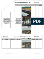 Check List de Reporte de Incidencias de Andamio Aeropuerto