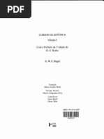 HEGEL. Cursos de Estética I