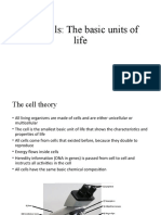 The Cells: The Basic Units of Life