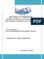 Advertising Management System Project Report