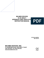 Bio-Med Devices Ic-2A Adult Intensive Care Ventilator Instruction Manual