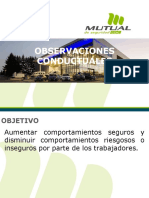 Observaciones Conductuales