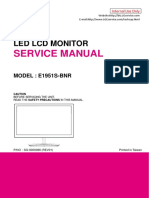 Service Manual: Led LCD Monitor