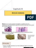 Clase III Rocas Igneas