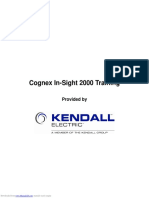 Cognex In-Sight 2000 Training: Provided by