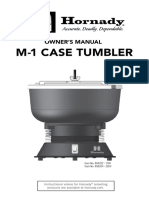 M-1 Case Tumbler: Owner'S Manual