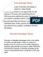 Absolute advantage Theory