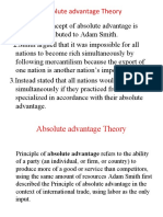 Absolute Advantage Theory