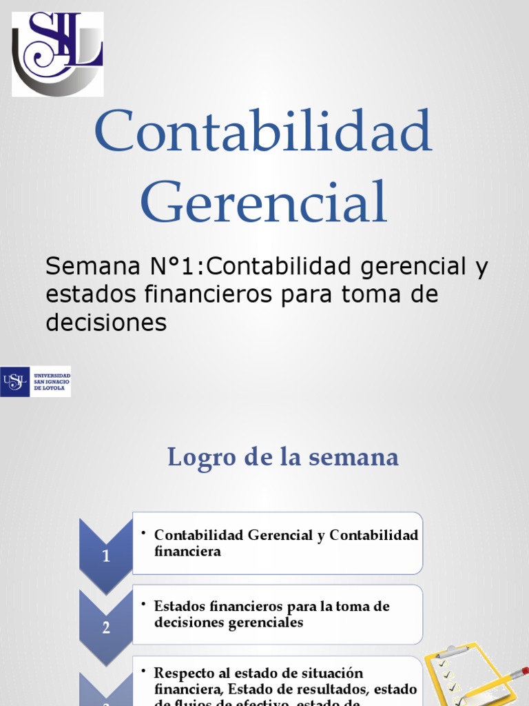 Contabilidad Gerencial y Estados Financieros para Toma de Decisiones ...