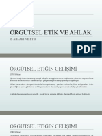 ÖRGÜTSEL ETİK 2. Bölüm