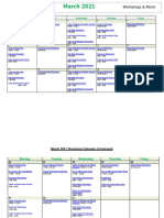 March 2021 WSC Workshop Calendar