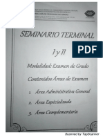 Seminario i y II