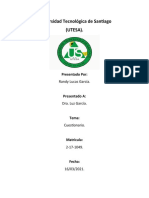 Cuestionario de Fisiologia Del Segundo Parcial