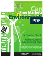 YAL Dr. Walter Block Poster at IU 3/30/11