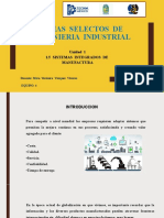 Temas Selectos de Ingenieria Industrial: Unidad 1 1.5 Sistemas Integrados de Manufactura