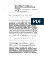 Ação Declaratória de Nulidade de Ato Administrativo CC Indenização Por Danos Morais - Trabalho Gabi