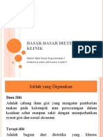 Dasar-Dasar Dietetika Klinik