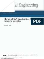 Review of GaN-based Devices For Terahertz Operation Review of GaN-based Devices For Terahertz Operation by Kiarash Ahi
