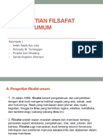 Pengertian Filsafat Umum1