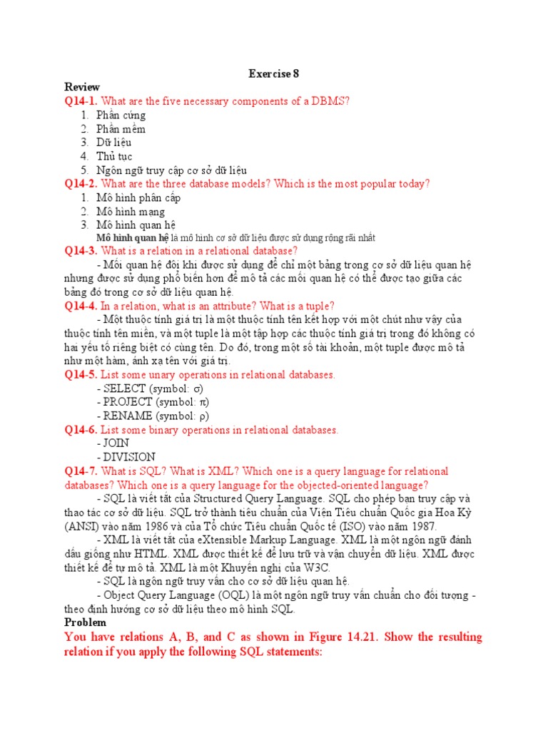 Exercise 8 | PDF