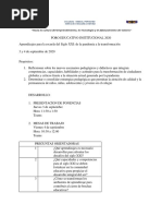 Foro Educativo Institucional 2020 Colegio Ismael Perdomo Ied