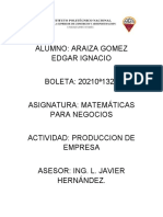 Unidad1 - Act1produccion de Empresa - Edgar Ignacio Araiza Gómez