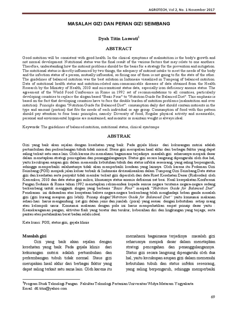 Nutritional Issues and Balanced Diet Guide | PDF | Human Nutrition ...