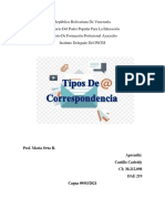 Tipos de Correspondencia