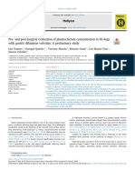 Pre - and Post-Surgical Evaluation of Plasma Lactate Concentration in 45 Dogs With GDV