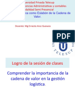 Clases 2 La Logistica Como Eslabon de La Cadena de Valor Telesup 2020-2