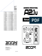 Manual Zoom Acoustic P - A21u