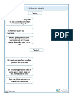 JUEGO DE ORDENAR PARRAFOS  GADO 11