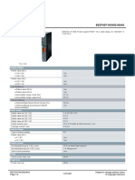 Data Sheet 6ES7407-0KA02-0AA0: Supply Voltage