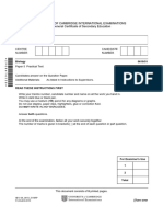 University of Cambridge International Examinations International General Certificate of Secondary Education