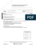 University of Cambridge International Examinations International General Certificate of Secondary Education