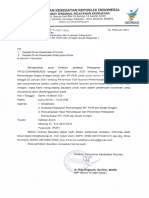 Undangan Sosialisasi Dan Evaluasi Pelayanan Pemeriksaan RT PCR (8 Maret 2021)