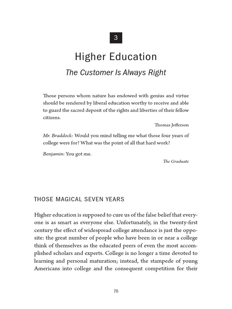 Capitulo 3 y 4 de The Death of Expertise PDF Expert College