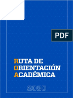 Ruta de Orientacion Academica-I