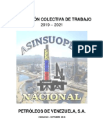 Convenio Colectivo PDVSA 2019-2021