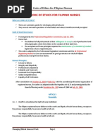 Download THE CODE OF ETHICS FOR FILIPINO NURSES by Hope De Leon Vera SN49908558 doc pdf
