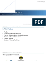 Aem 360 Astronautics: Space Environment: EM Radiation & Charged Particles