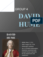 David Hume's Empiricism and Skepticism