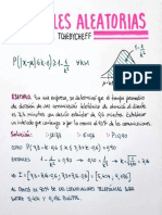 Variables Aleatorias Teorema de Tchebycheff