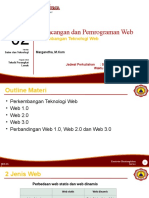 Pertemuan 2 - Perkembangan Teknologi Web