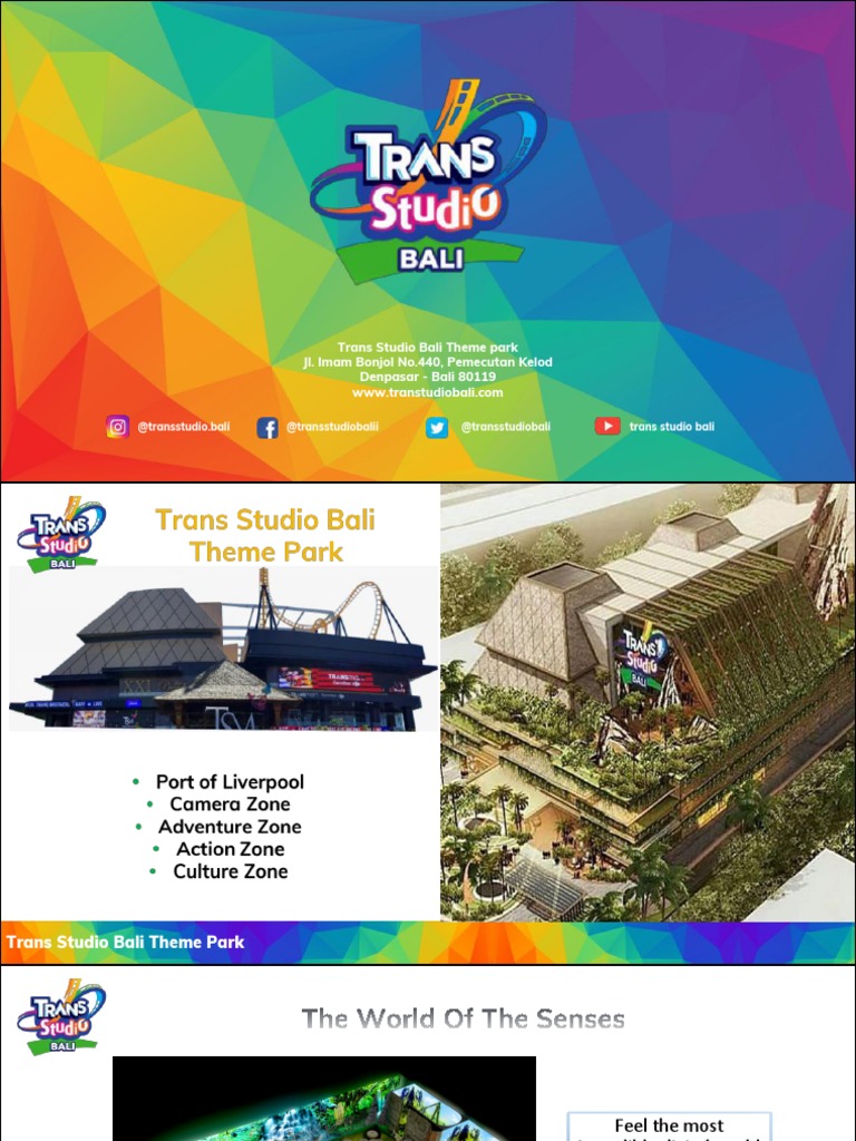 Trans Studio Bali Theme Park Guide | PDF | Bali