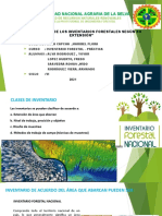 Clasificacion de Los Inventarios Foretales Segun Su Extension