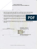 Surat Pernyataan PPSPM