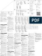 Through-beam photoelectric switch operating instructions