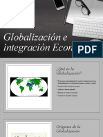 Globalizacion e integracion economica