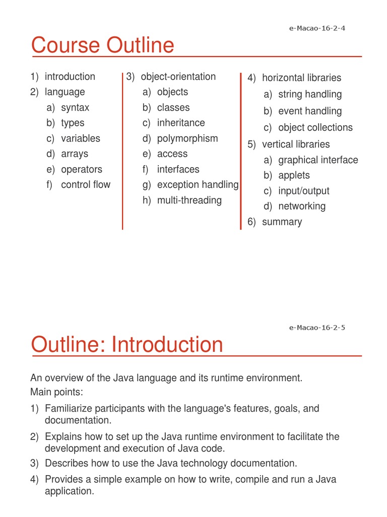 Fundamental Concept For Java Programming Java Programming Language Data Type